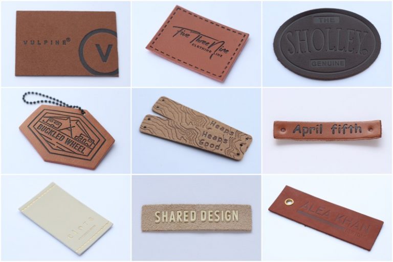 Custom Faux and Genuine Leather Patches | ClothingTAGs.cn