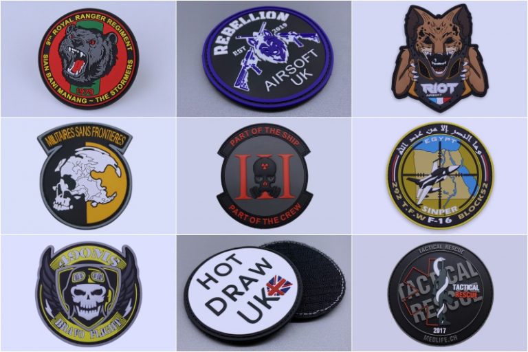 Custom PVC Patches No Minimum Order | ClothingTAGs.cn