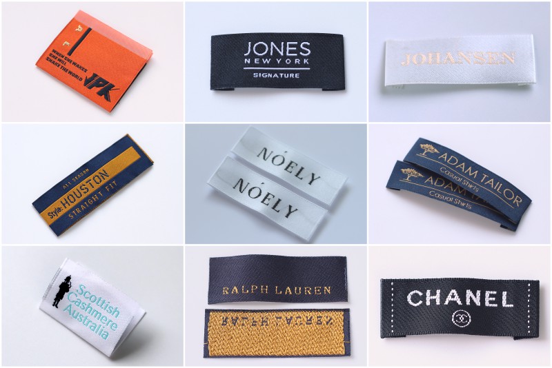 Designer Small Clothing Labels  Custom Small Iron On Name Labels