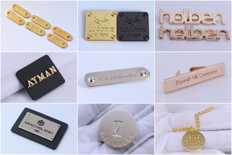 Custom Clothing Labels, Engraved Metal Tags, Metal Tags, Personalized Tags,  Tiny Clothing Tags, Sewing Name Labels