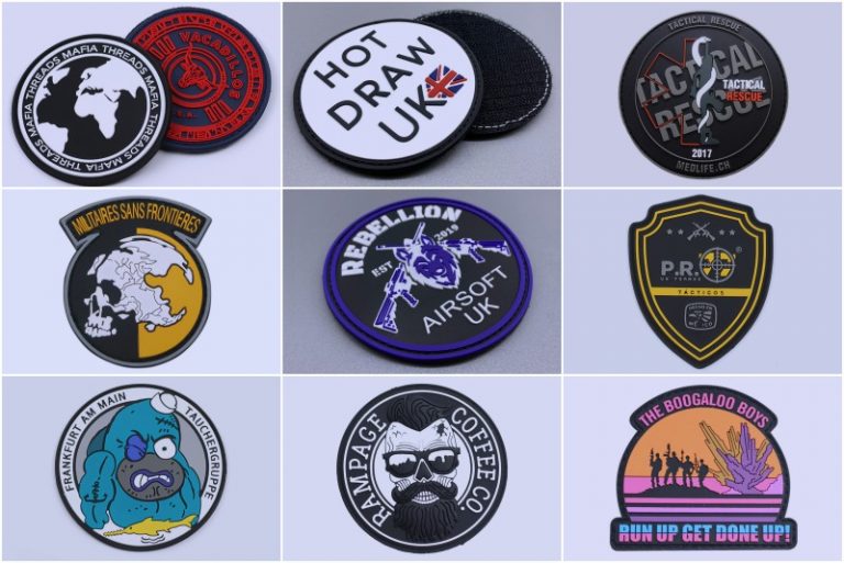 Custom PVC Morale Patches No Minimum | ClothingTAGs.cn