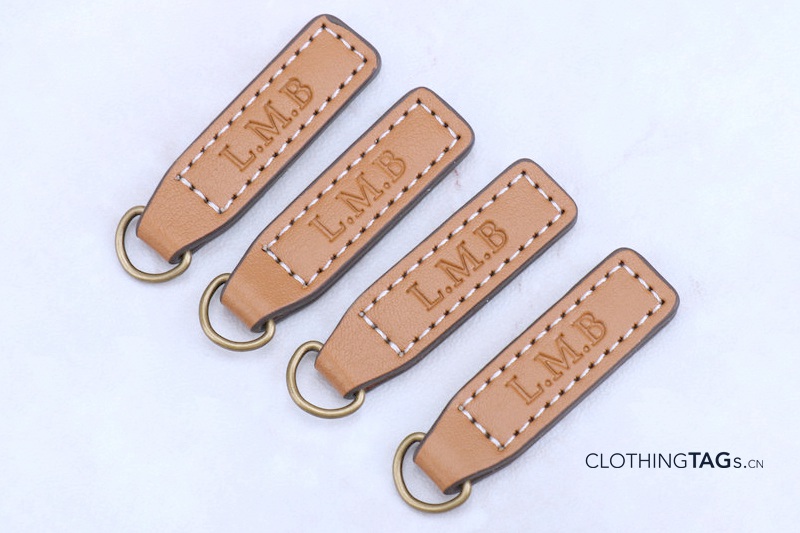 Custom H-Quality Garment Leather Zipper Pull/Zipper Puller - China