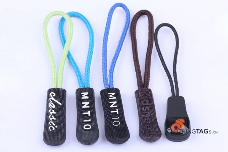 Custom Zipper Pulls & Sliders With Logo | ClothingTAGs.cn