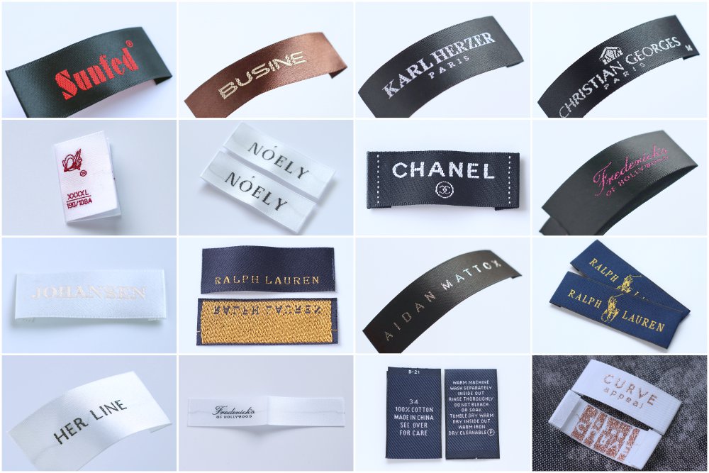 Custom Woven Clothing Labels with Logo | ClothingTAGs.cn